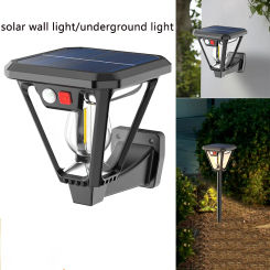 New solar charging light outdoor balcony wall light garden decoration plug-in light induction tungsten solar wall light