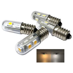 T15 E14 1W Mini Corn Light Bulb LED Indicator Light Decorative Night Light Energy Saving Refrigerator E12 Thumb Light AC 220V
