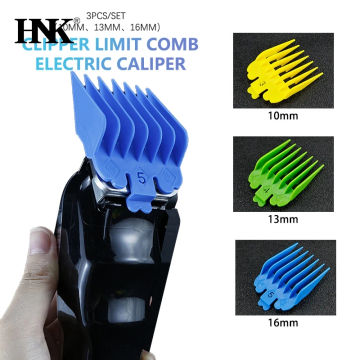 3Pcs Men Hair Clipper Limit Comb Salon Barber Cutting Guide Replacement Attachment Hair Trimmer Styling Tools