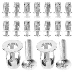 20 Pcs Door Anchor Screw Petal Anchors Hollow Wall Aircraft Type Feet Fixing Screws for Drywall Galvanized Carbon Steel Rv