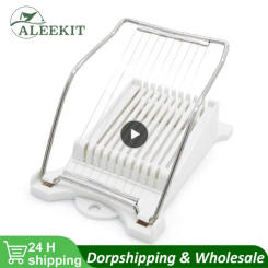 Luncheon Meat Slicer 304 Reinforced Stainless Steel Boiled Egg Fruit Soft Cheese Slicer Spam Cutter