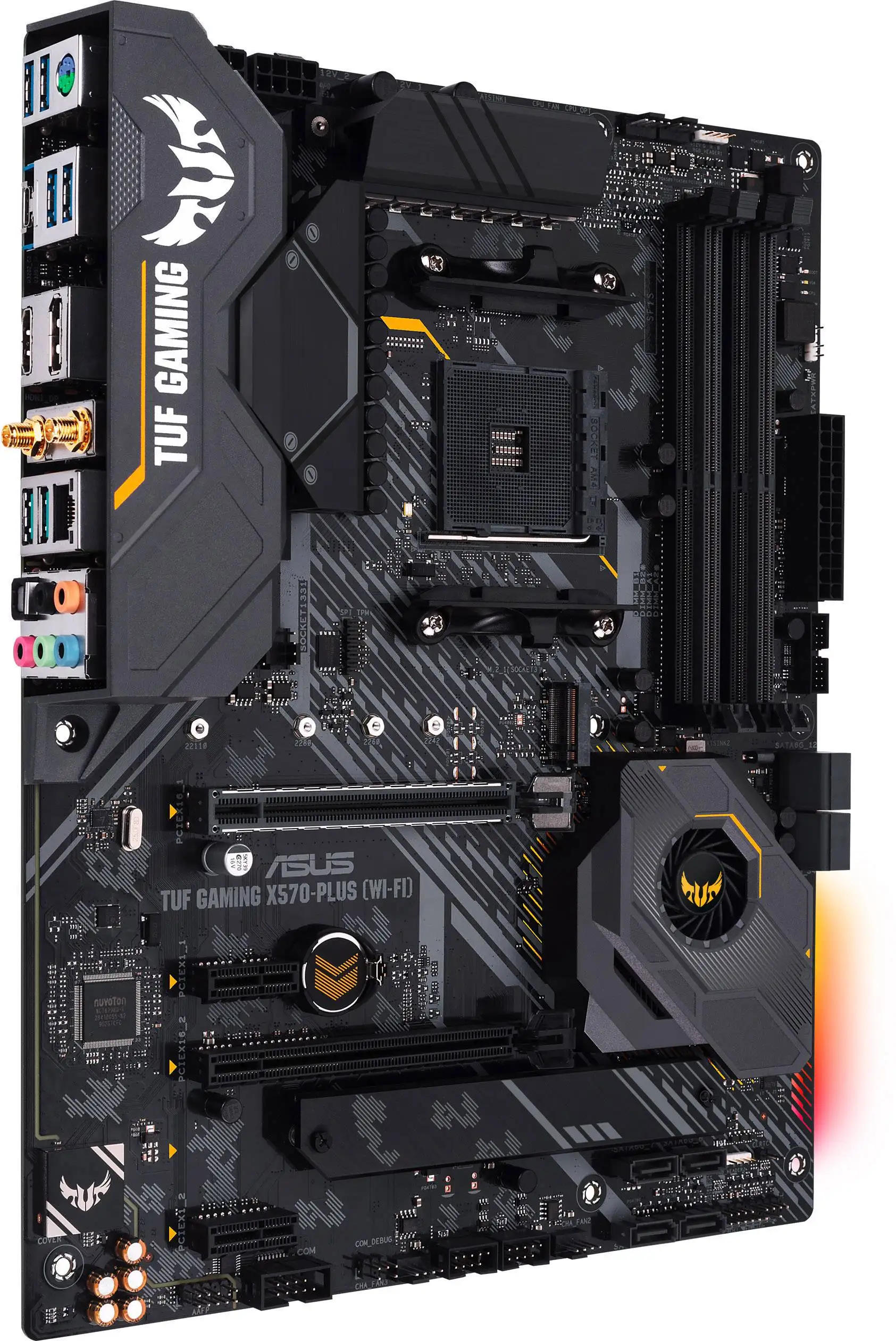 Description Picture 6 of itemASUS TUF GAMING X570-PLUS (WIFI) Motherboar AMD X570 support Ryzen 5600 3 4300G 5300GE cpu Socket AM4 128G 4×DDR4  M.2 ATX
