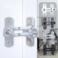 Sliding Barn Door Latch Sliding Right Angle Door Latch Door Bolt Wine Cooler Closet Window Latch Plug Baby Safety