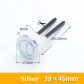 Dual Button 38x46mm