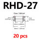RHD-27  20pcs