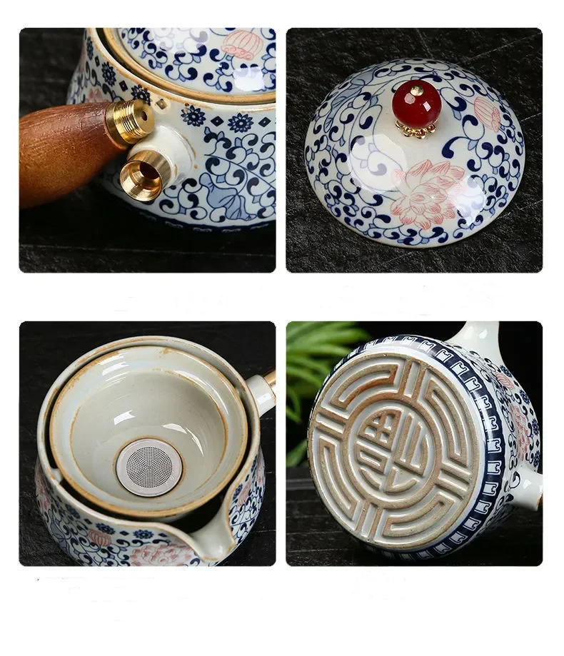 Description Picture 5 of item19 Styles Chinese Kung Fu Tea set Travel Tea set Ceramic Portable  Maker Infuser Teacup Cup for Tea