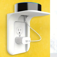 Socket Rack Wall Rack Decorative Socket Smart Home Speaker Rack Mobile Phone Charging Rack Wall Storage Rack Socket Storage Rack