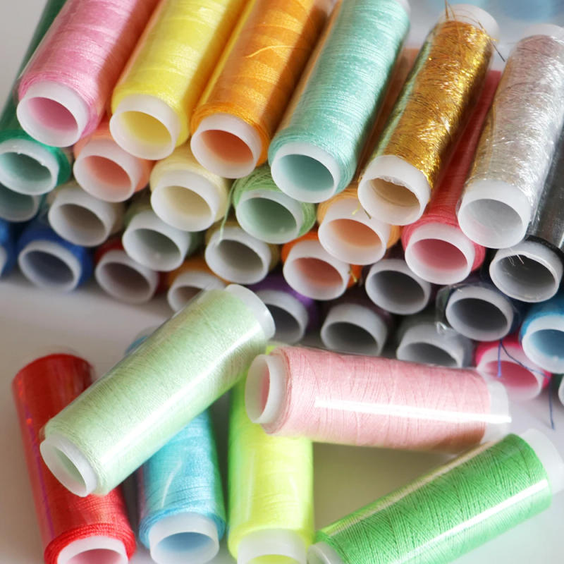 Description Picture 5 of itemSewing Thread For Embroidery Cross Stitch Knitting 39 Colors Homewear Patch Accessories Small Shaft Polyester