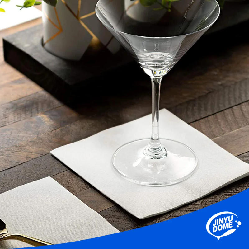 Description Picture 2 of itemJINYUDOME 25Pcs/50Pcs/100Pcs Disposable Linen-Feel Dinner Napkins,Prefolded Dust-Free Paper Towels Napkin Pad For Party Wedding