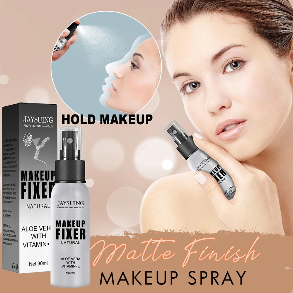 Description Picture 5 of item30ml Makeup Setting Spray For Face Transfer-proof Long-lasting Oil-free  No Separation Refreshing Quick Fixer Makeup Spray
