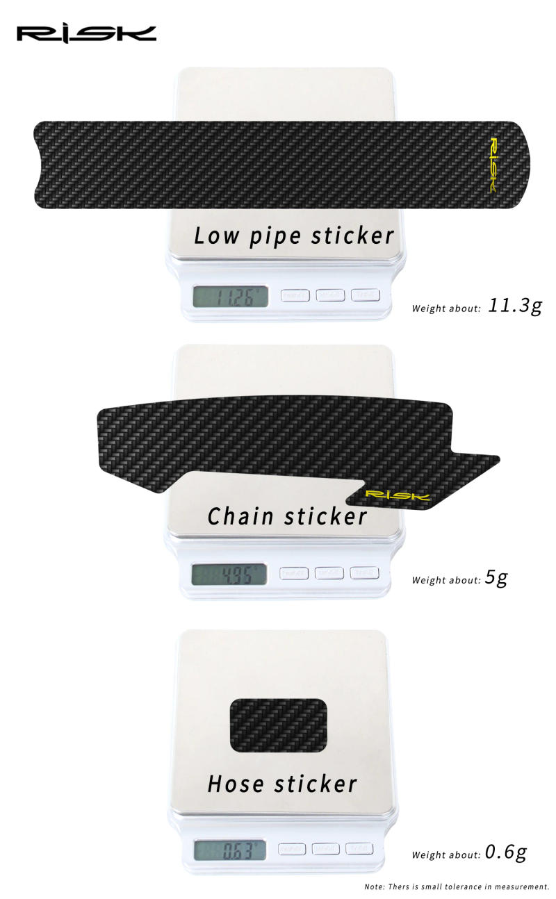 Description Picture 6 of itemRisk Bicycle Stickers Mtb Adhesive Tape Bike Frame Protector Chainstay Carbon Picture Vinyl Current Chain Protection Decals