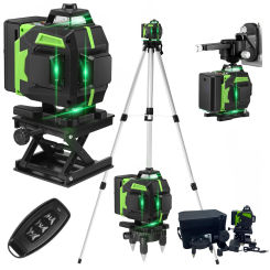 tripod/New Arrival Professional Laser Level  Rotary Lasers 16 Lines Green Line Lasers Laser Levels Self Leveling Laser Level 360
