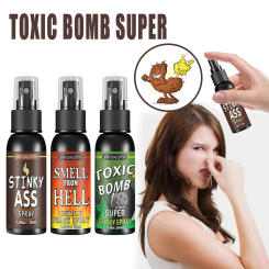 30ml Fart Gag Spray Prank Joke Plastic Spoof Odor Spray Party Supplies Terrible Stinky Fart Spray Non Toxic Halloween Funny Toys