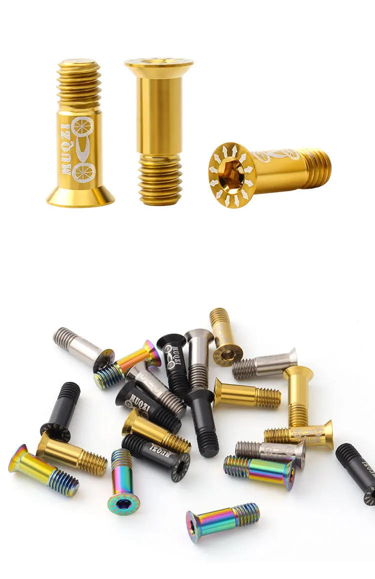 Description Picture 6 of itemMUQZI 1PC Bike M5 Titanium Screws Rear Derailleur Jockey Wheel Screws Pulley Guide Wheel Fixed Bolts MTB Road Accessories Parts