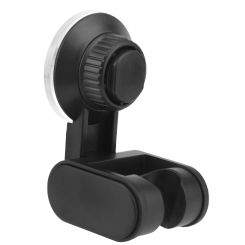 Suction Cup Storage Bracket ABS Plastic Reusable Wall Mounted Side Hook Adjustable Angle Waterproof Removable Shower Head Holder