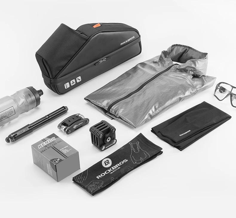 Description Picture 6 of itemROCKBROS Scooter Bike Bag Waterproof Electric Scooter Head Handle Bag Large Capacity MTB Road Bicycle Bag Scooter Accessories