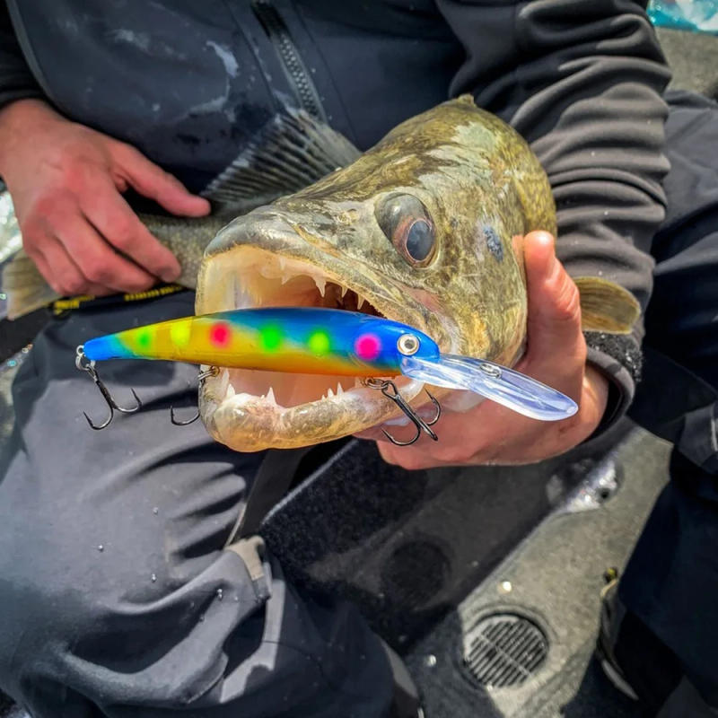 Description Picture 6 of itemBandit Style Deep Walleye Crankbait Lure 16cm/20g Trolling Wobbler Floating Minnow Bass Pike Bait 1-3M Saltwater Fishing Tackle