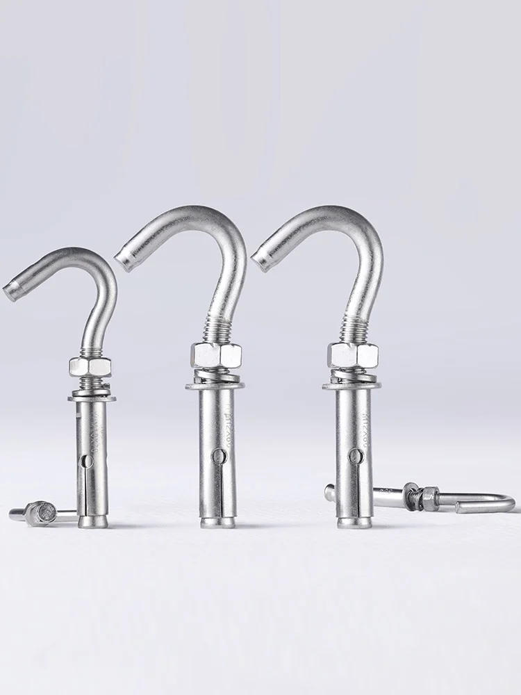 Description Picture 5 of item304 Stainless Steel Expansion Hooks Concrete Wall Closed Spring Opening Cup Anchor Bolt