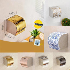 Stainless Steel Wall Toilet Paper Roll Holder Self Adhesive Holder Towel Rack Toilet Paper Shelf