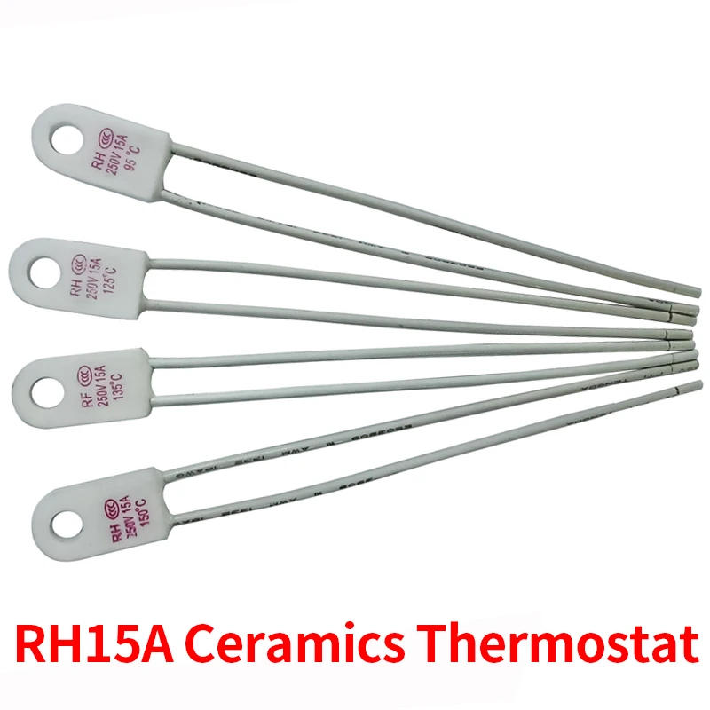Description Picture 4 of item2/5/10PCS RH-15A 250V 95C 115C 125C 130C 135C 150C 180C 230C 240C degree Ceramic Temperature Fuse Over Temperature Protection