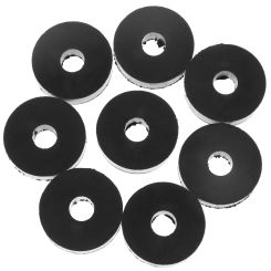 8pcs Flat Rubber Washers Bolts Spacers Rubber Anti- Washing Machine Washing Machine Vibration Mat Isolation Bolt Washer