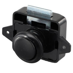 Button Catch Lock For Motorhome Cabinet Camper Caravan Latch Knob Push Button Catch Lock Cupboard Door With L-shaped Gasket