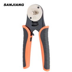 Deutsch Crimp Tool Closed Barrel Crimper 4 Way Indent 8 Impression Type Pin Crimping Tool for Deutsch Connector 14, 16, 18 AWG