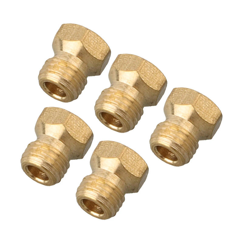 Description Picture 6 of item5PCS â€‹Bore Nozzle Set For LPG Conversion Analyst For Gas Stove Brass Nozzle Propane Injector Cookwarestoves Kitchen Accessories