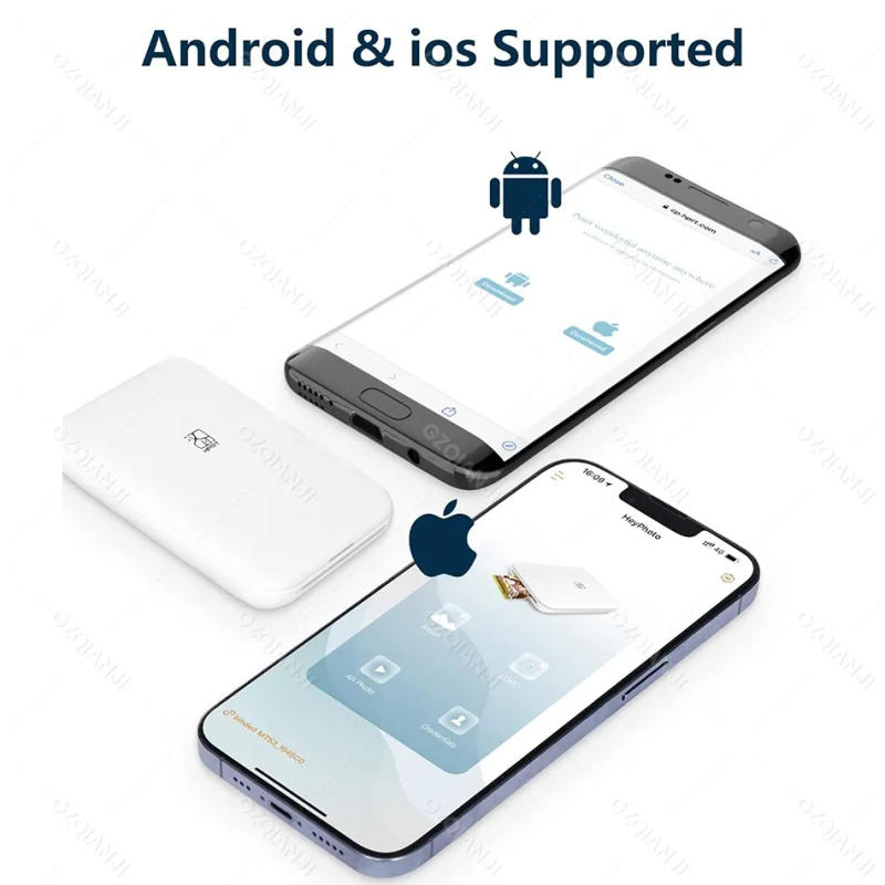 Description Picture 5 of itemOriginal HPRT MT53 Portable Mini Pocket Photo Printer Wireless Bluetooth Thermal Print AR Video ZINK Self-adhesive Color Paper