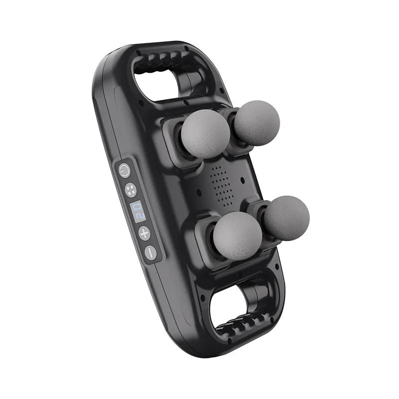 Description Picture 2 of item4 Massage Heads 2000mah Rechargeable Cellulite Remove Anti Fatigue Daily Relax Mini Body Gun Massager