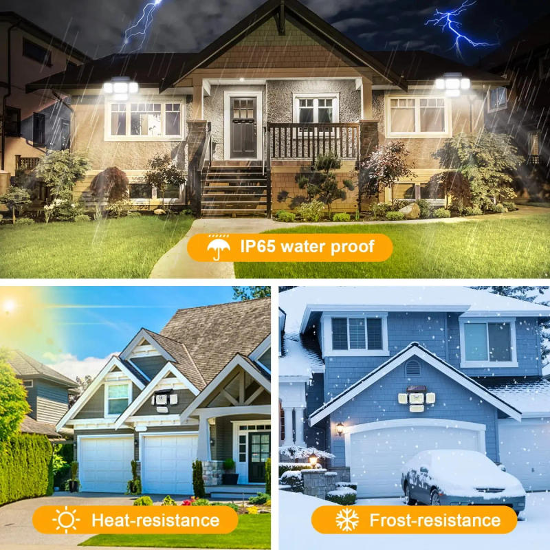 Description Picture 6 of itemWaterproof Solar Powered 333 LED Flood Light Outdoor Motion Sensor Security Street Lamp Sconce Spotlights for Garden Decoration