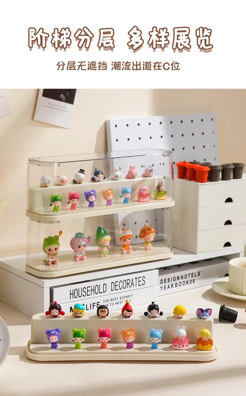 Description Picture 6 of itemFigure Storage Box for Figures Acrylic Transparent Ornaments Dust Proof With Lid Boxes Organizer Locker Blind Display Action