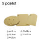 Gold 5pcs