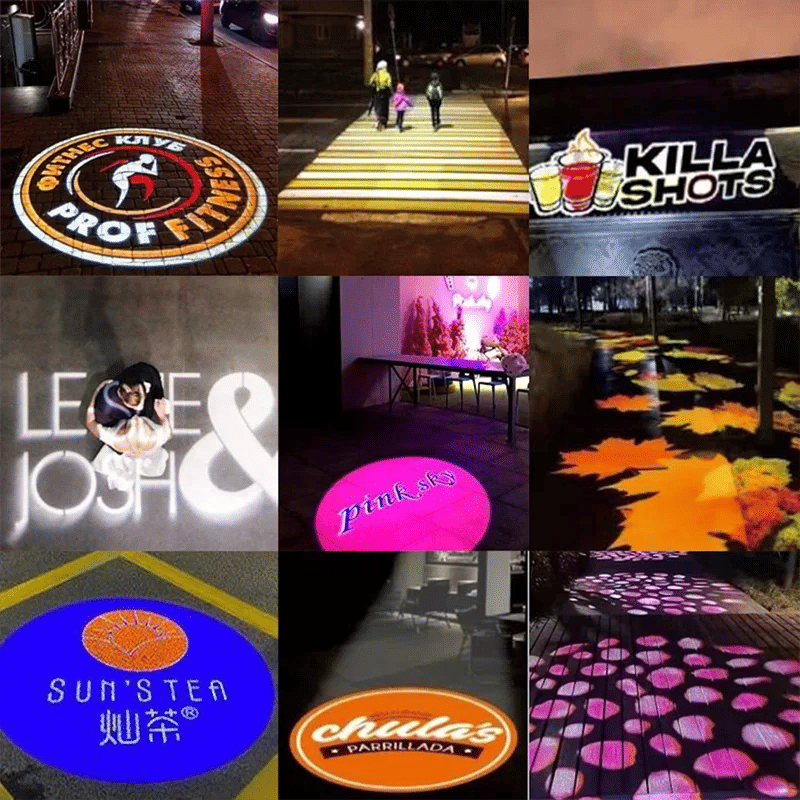 Description Picture 5 of itemIndoor still logo projector for business signage logo projection sign gobo projector custom logo discount free ship