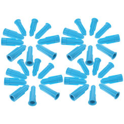 24 Pcs Door and Window Gluing Tools Caulk Cap Covers Glass Glue Protector Sealer Pe Caps Tube Saver