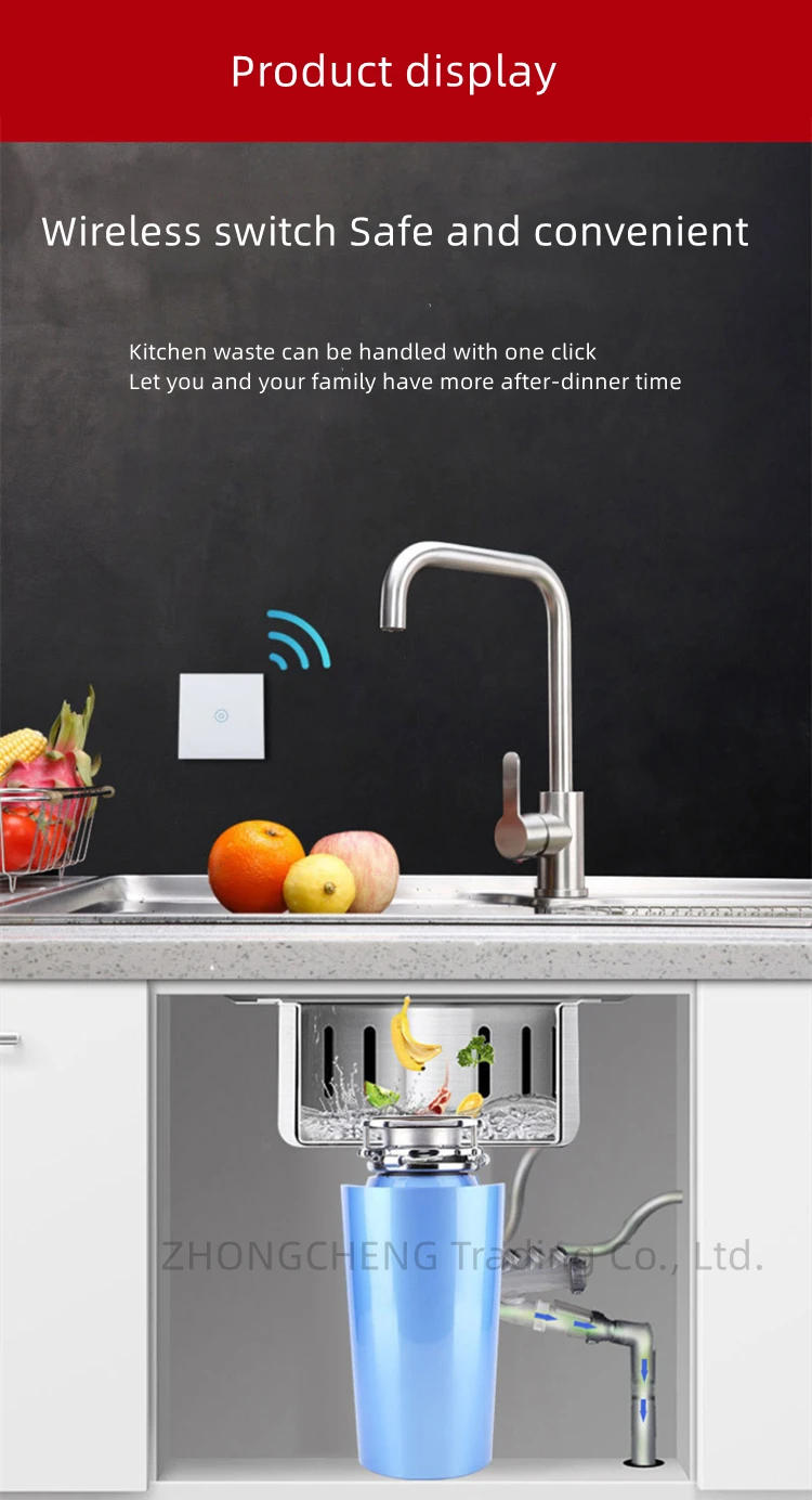 Description Picture 5 of itemFood Waste Disposer Household Kitchen Waste Disposer Food Waste Disposer Kitchen Sink Kitchen Waste Disposer