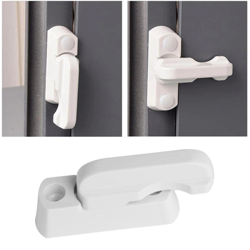 Description Picture 3 of item1/2PCS Aluminum Alloy Child Safe Security Window Door Sash Lock Safety Lever Handle Sweep T-lock Security Door Replacement