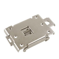 Single Phase SSR 40DA 25DA AA DD 35MM DIN rail fixed Solid State Relay clip clamp R99-12 Solid State Relays mounting bracket