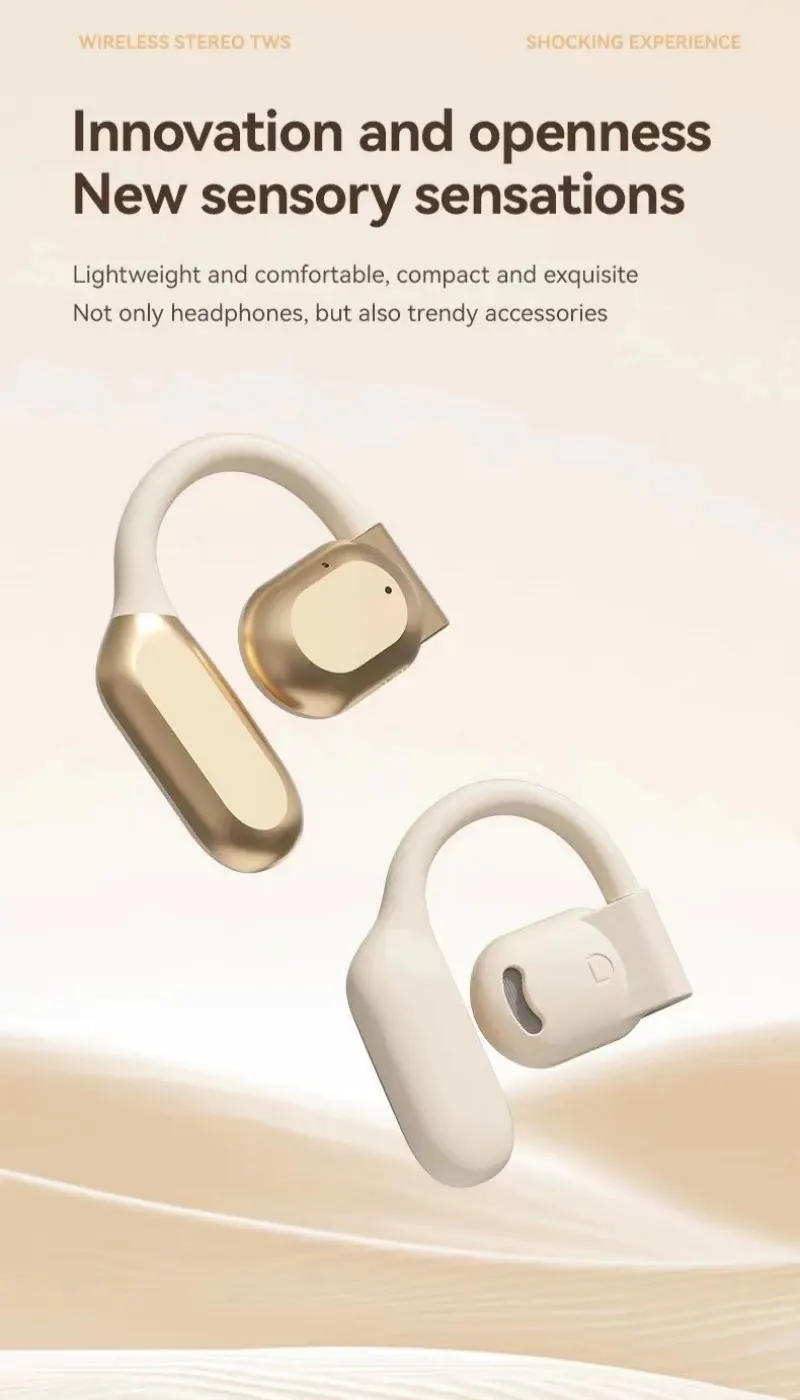 Description Picture 4 of itemXIAOMI M62 Wireless Earphones Earclip Stereo Bluetooth Headset MIJIA Earbuds Noise Reduction Headphones HD Voice Call With Mic