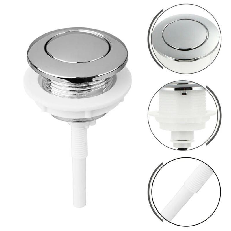 Description Picture 2 of itemBathroom Toilet Push Buttons Single Flush Buttons Toilet Water Tank Buttons Toilet Water Tank Accessory Switches Toilet Parts