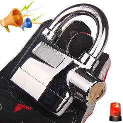 Waterproof Siren Alarm Padlock Alarm Lock for Motorcycle Bike Bicycle Perfect Security with 110dB Alarm