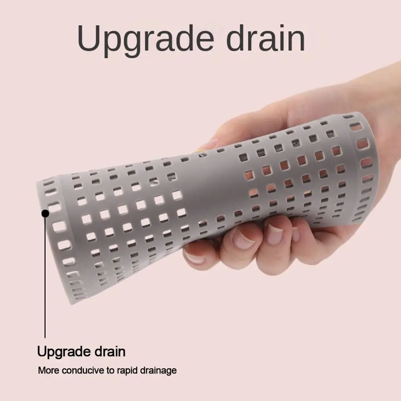 Description Picture 6 of itemUseful NEW Sink Strainer Anti-blocking Floor Drain Mesh Trap Hair Clean Up Waste Catcher Kitchen Bathroom Accessories