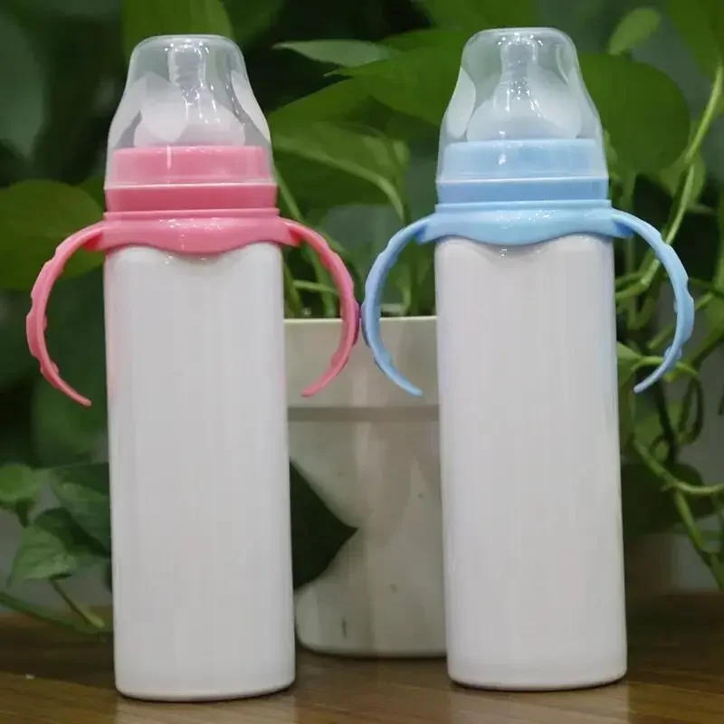 Description Picture 4 of itemSublimation Blank Cup 8ozDiy Sublimation Tumbler Stainless Steel Baby Milk Bottle Double Wall Vacuum Insulated Water Bottle Gift