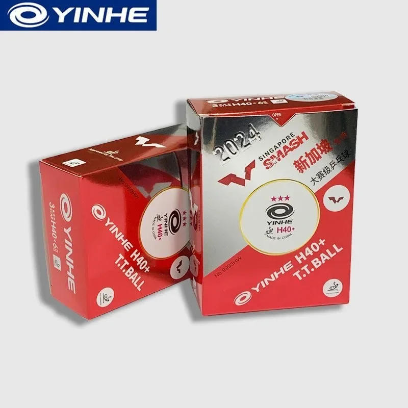 Description Picture 6 of itemOriginal Yinhe WTT Ping Pong Balls 2024 Singapore Grand Slam Table Tennis Balls Seam H40+ ABS New Materials Ping Pong Balls