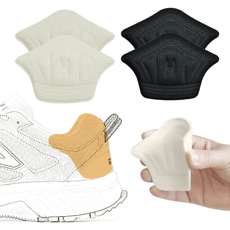 Description Picture 2 of item3pair/6pcs Insoles Patch Heel Pads for Sport Shoes Back Sticker Adjustable Size Antiwear Feet Pad Cushion Insert Insole