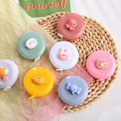 Cartoon 150cm/60" Tape Measures Portable Retractable Ruler Children Height Ruler Centimeter Inch Roll Sewing Tailor Tape Measure