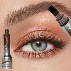 Waterproof liquid brow tint with brush, long-lasting anti-smudge brow tint balm, suitable for all skin types, precisely defined