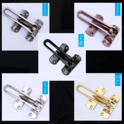 Front Door Security Safety Home Hasp Lock Metal Strong Durable Home Chain Lock Guard Catch Door Fastens Lock for Secutity Tools