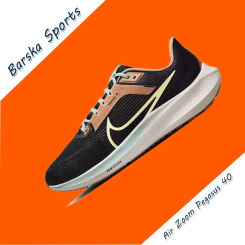 Nike Air Zoom Pegasus 40 Low Men's and Women's Sneakers autumn Lightweight cushioning running shoes Comfortable Black&Brown