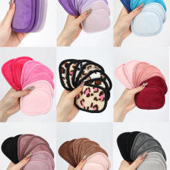 810 Makeup Remover Wipes Gradient 7Pcs, Machine Washable, Reusable Makeup Remover Tools for All Skin Types